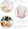 Bormioli Rocco Romantic Stemware Drinking Glass 4 Set 10.75 oz Cotton Candy Pink